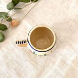 Quimper HB earthenware coffee cup