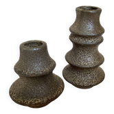 Pair of small vase candlesticks