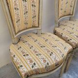 Série de 4 chaises de style Louis XVI ancienne
