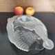 Central coupe in frosted crystal with double swan neck, Mikasa Walther
