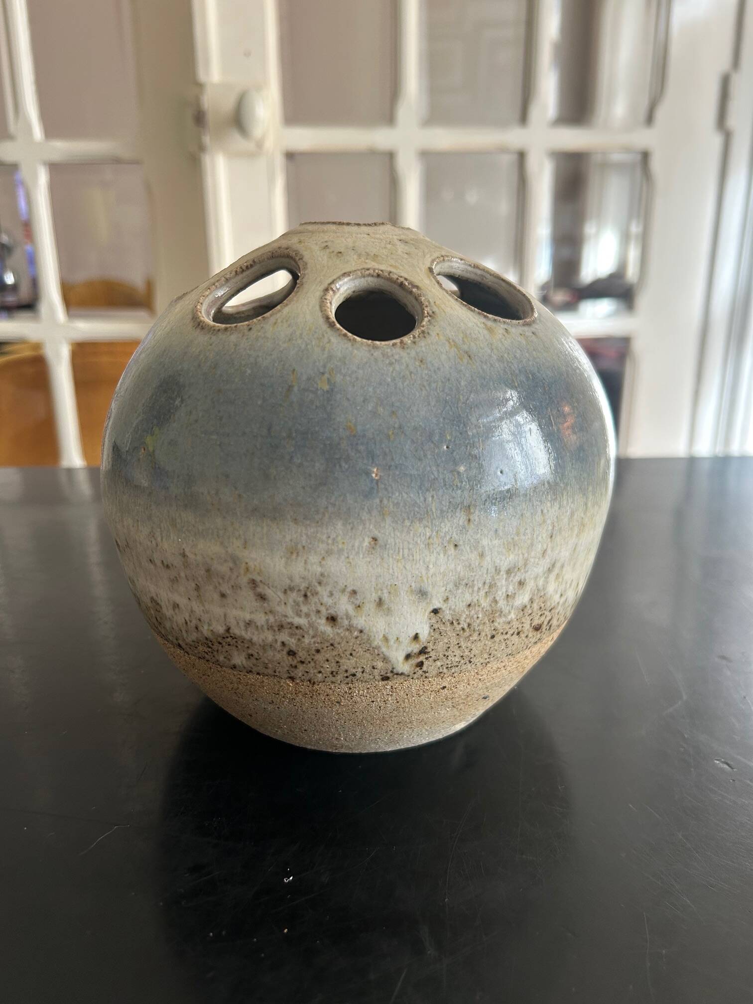 Ceramic flower spike vase 1970