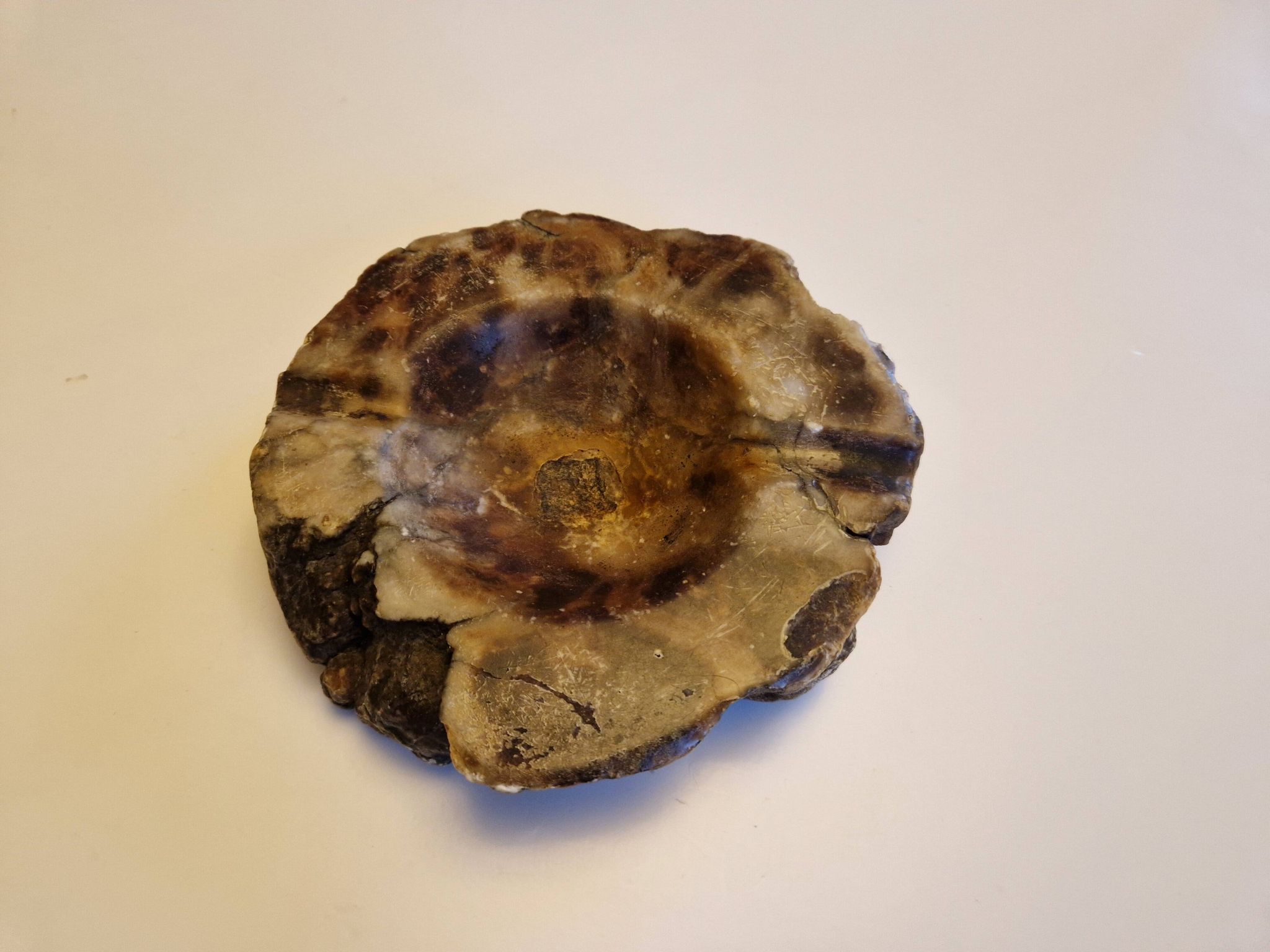 Vintage Italian alabaster ashtray, 1970s