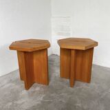 Pair of René Martin stools