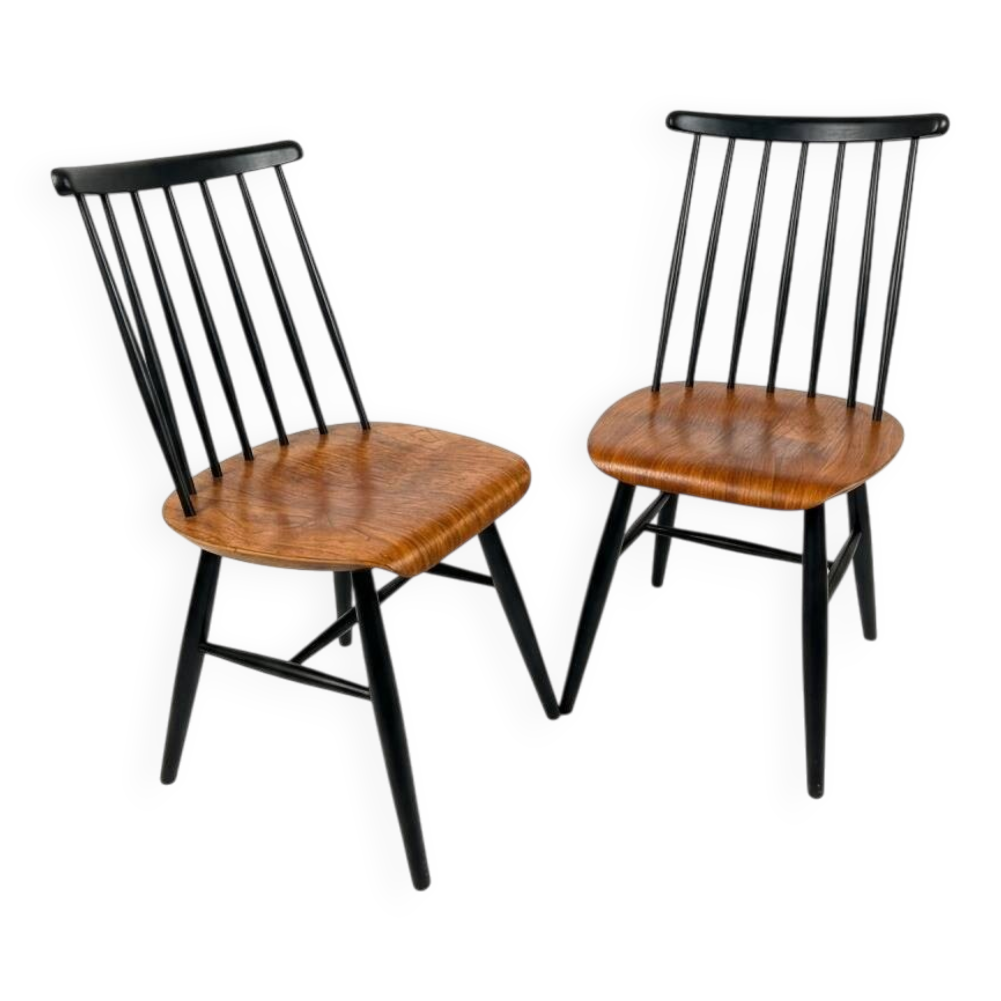 Pair of Scandinavian chairs Fanett by Ilmari Tapiovaara, 1960s