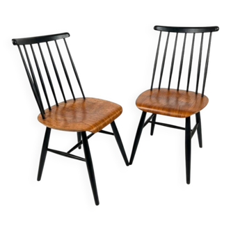 Pair of Scandinavian chairs Fanett by Ilmari Tapiovaara, 1960s