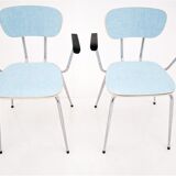 A pair of chairs with armrests, poland, 1970s