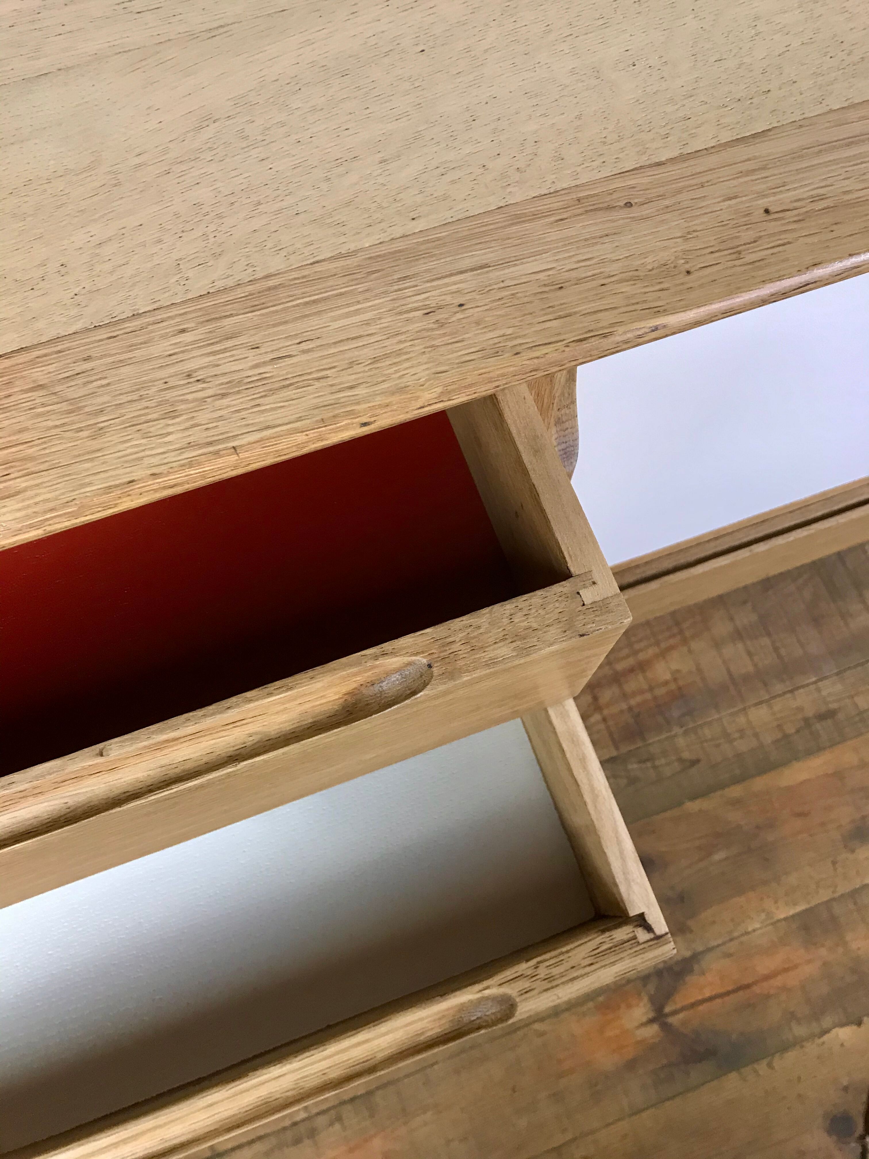 Vintage sideboard compass feet