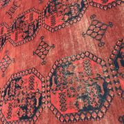 Large carpet former Turkmen afghan handmade 286 X 342 CM