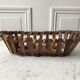 Fruit basket / bread in teak and pearl wood Scandinavian style 60s