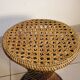 Tabouret diabolo en rotin