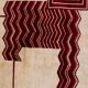Tapis, ou tapisserie, en laine, de style Art déco. Travail contemporain.