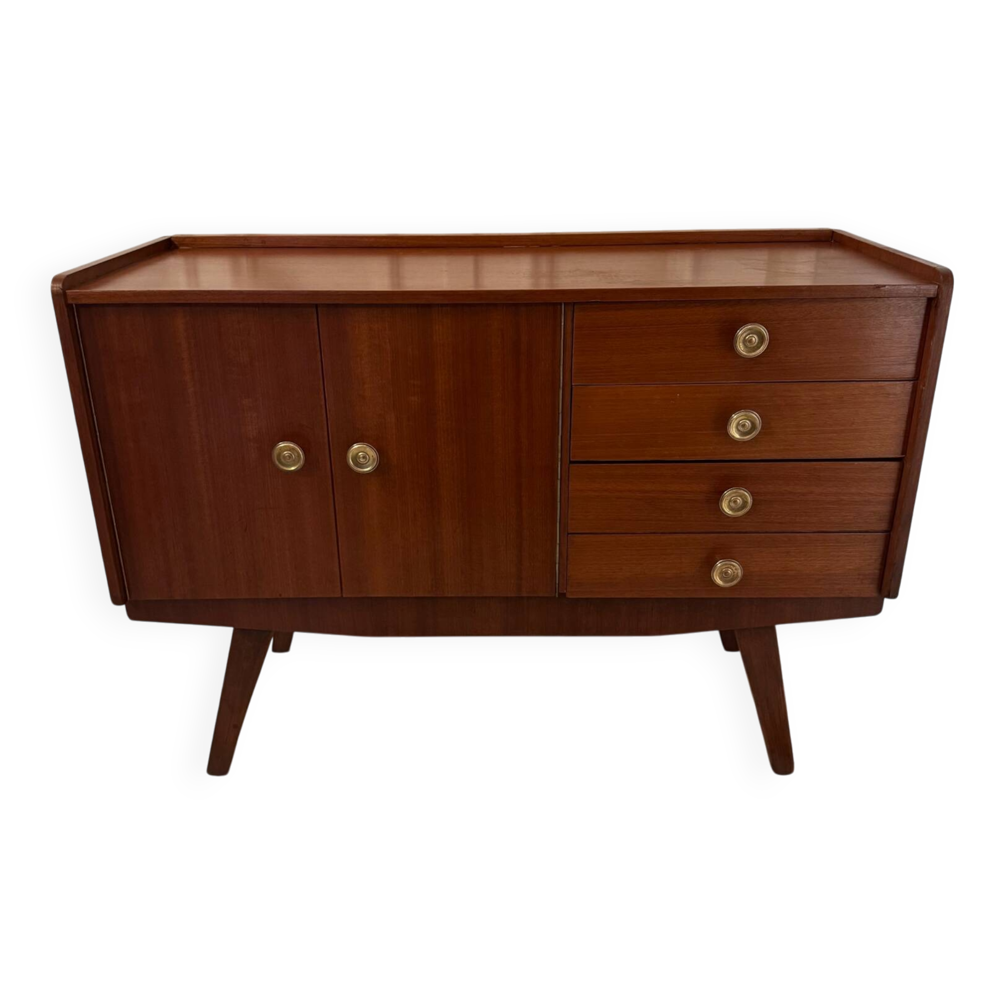 Vintage sideboard with compass feet