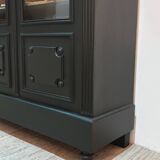 Showcase library cabinet of curiosities black Napoleon III