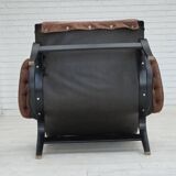 1970s, Swedish design by Bruno Mathsson, model "Pernilla",  leather.