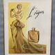 Affiche, édition encadrée pour le parfum l'origan, de Coty