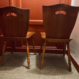 Scandinavian wooden chairs
