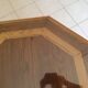 Octagonal oak coffee table