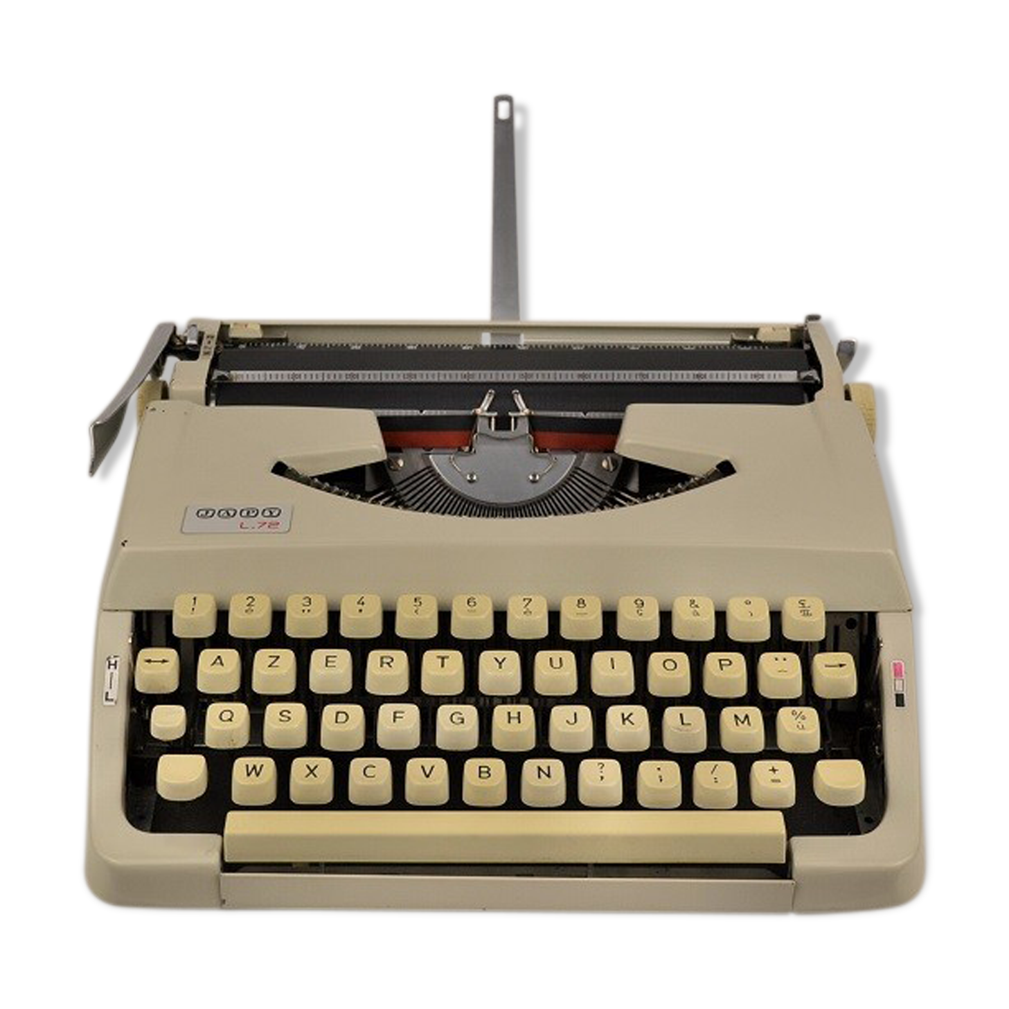 Machine à écrire portative Japy L.72 vintage 1970