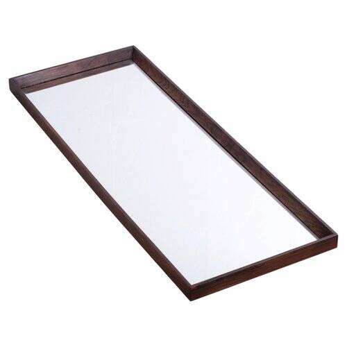 Long Rosewood Wall Mirror, Denmark, 1960s