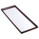 Long Rosewood Wall Mirror, Denmark, 1960s