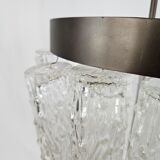 Murano glass chandelier with 14 tubular pendants