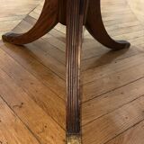 Antique round wooden console