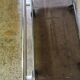 Trolley, hifi table. Smoked silver metal glass 60's
