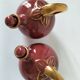 Two small pouring bottles Röd Rubin