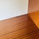 Vintage teak storage unit with shelves and drawer circa 1970s