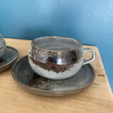 Ceramic set signed Chantal and Thierry Robert