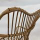 Rohe Noordwolde rattan chair, 1960, Netherlands XL siz