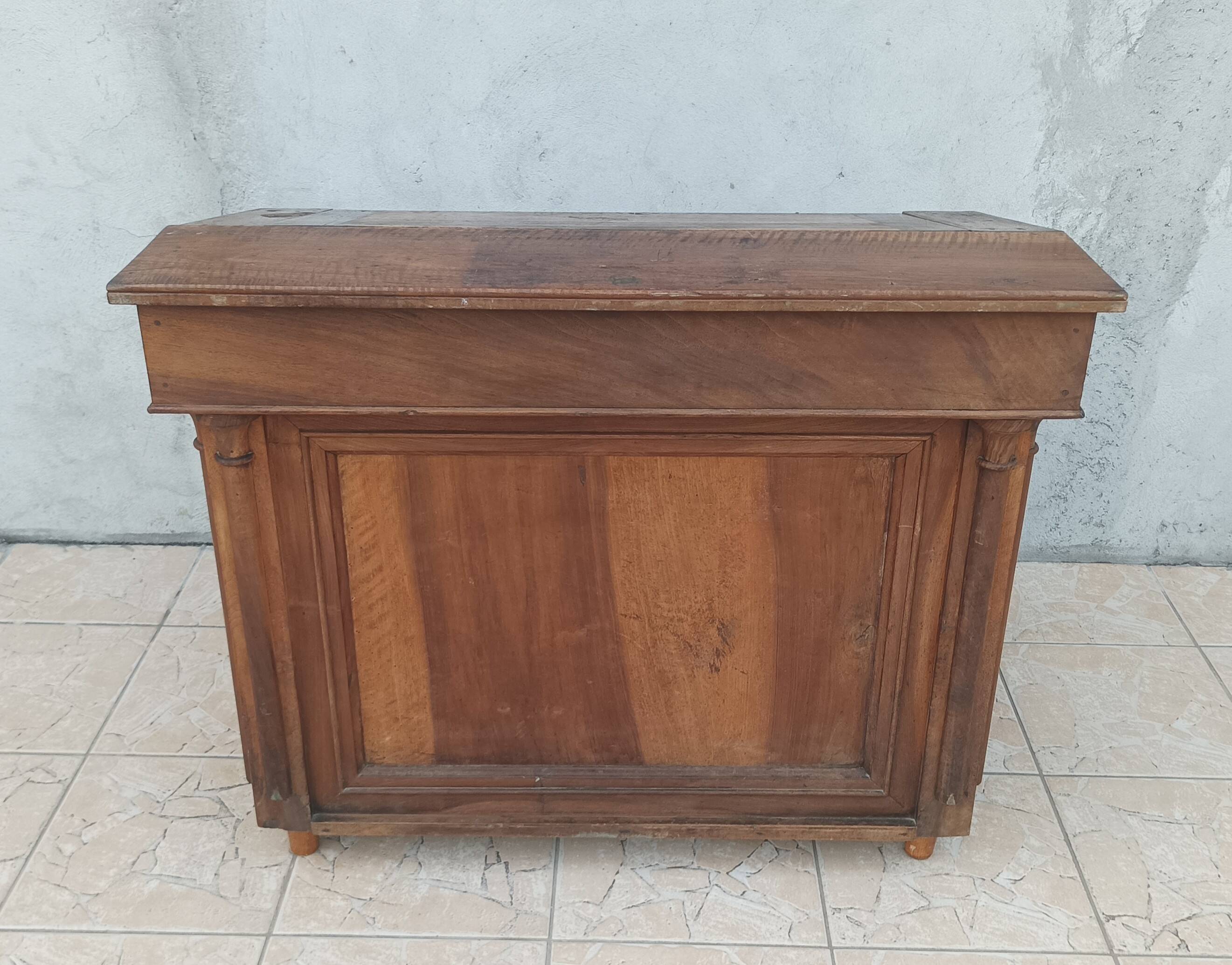 19th century walnut writing desk