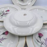 6 plates Moulin des Loups Imperia hollow