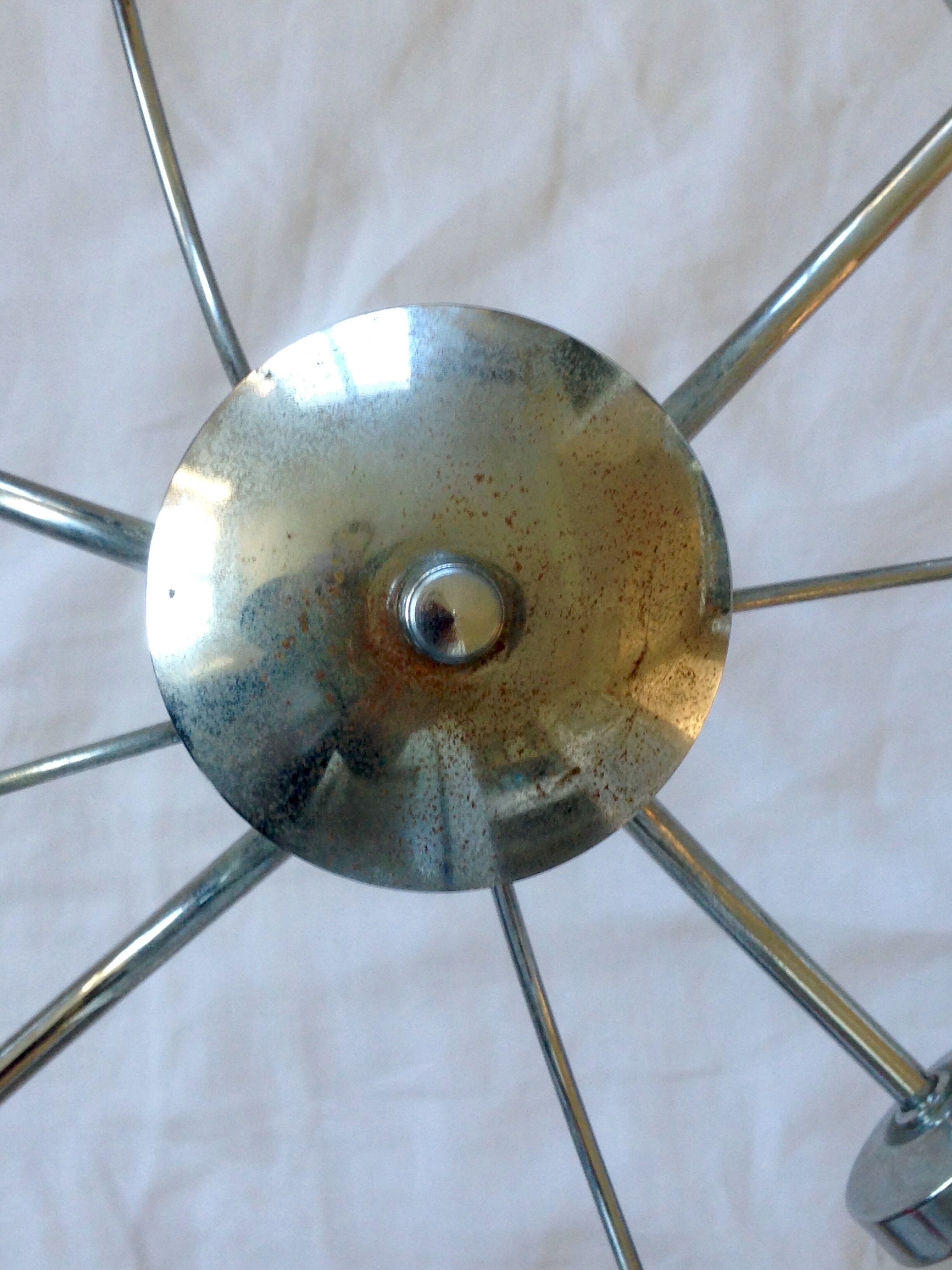 Luster four lights in glass 60 years