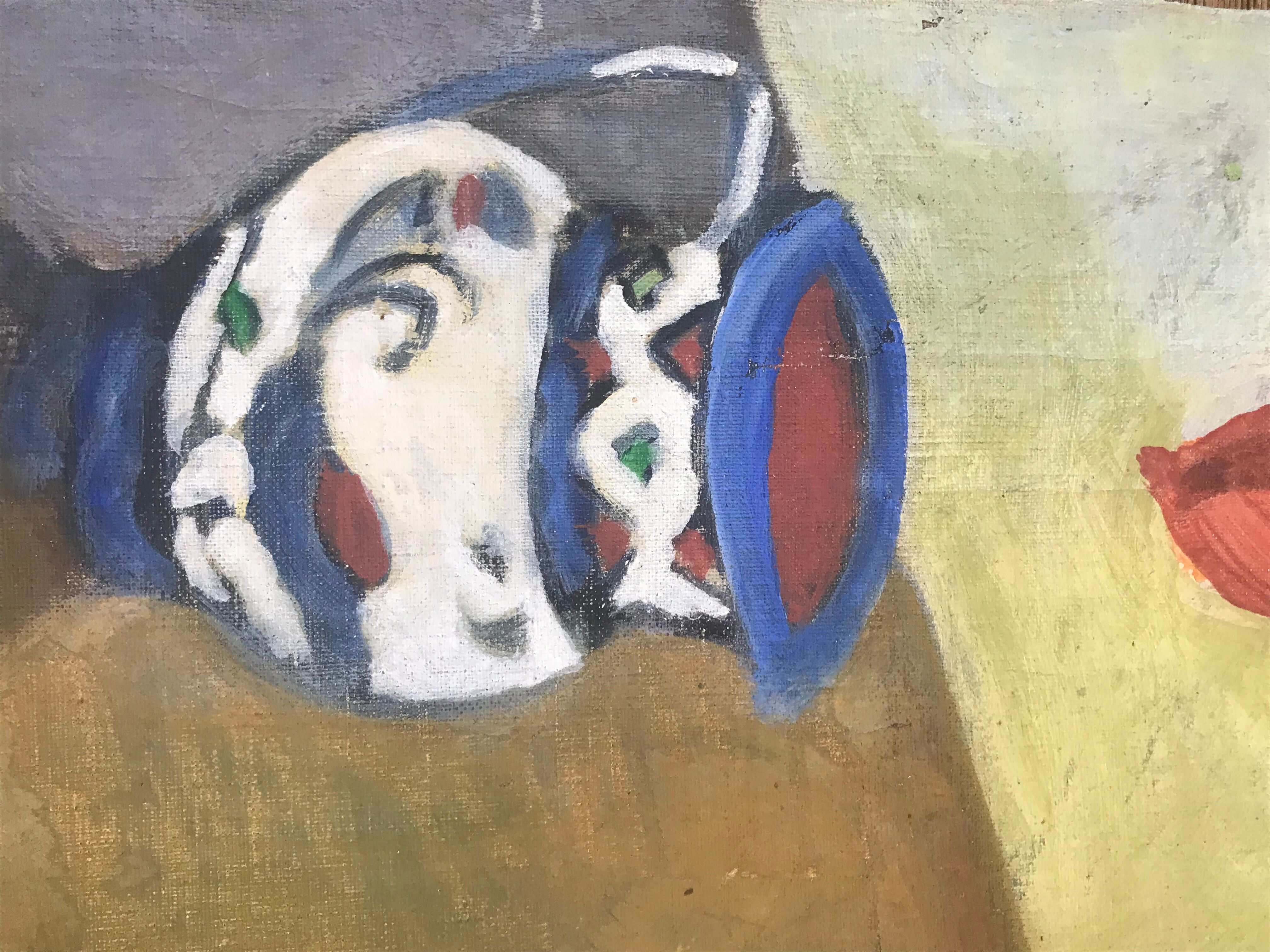 Peinture huile nature morte