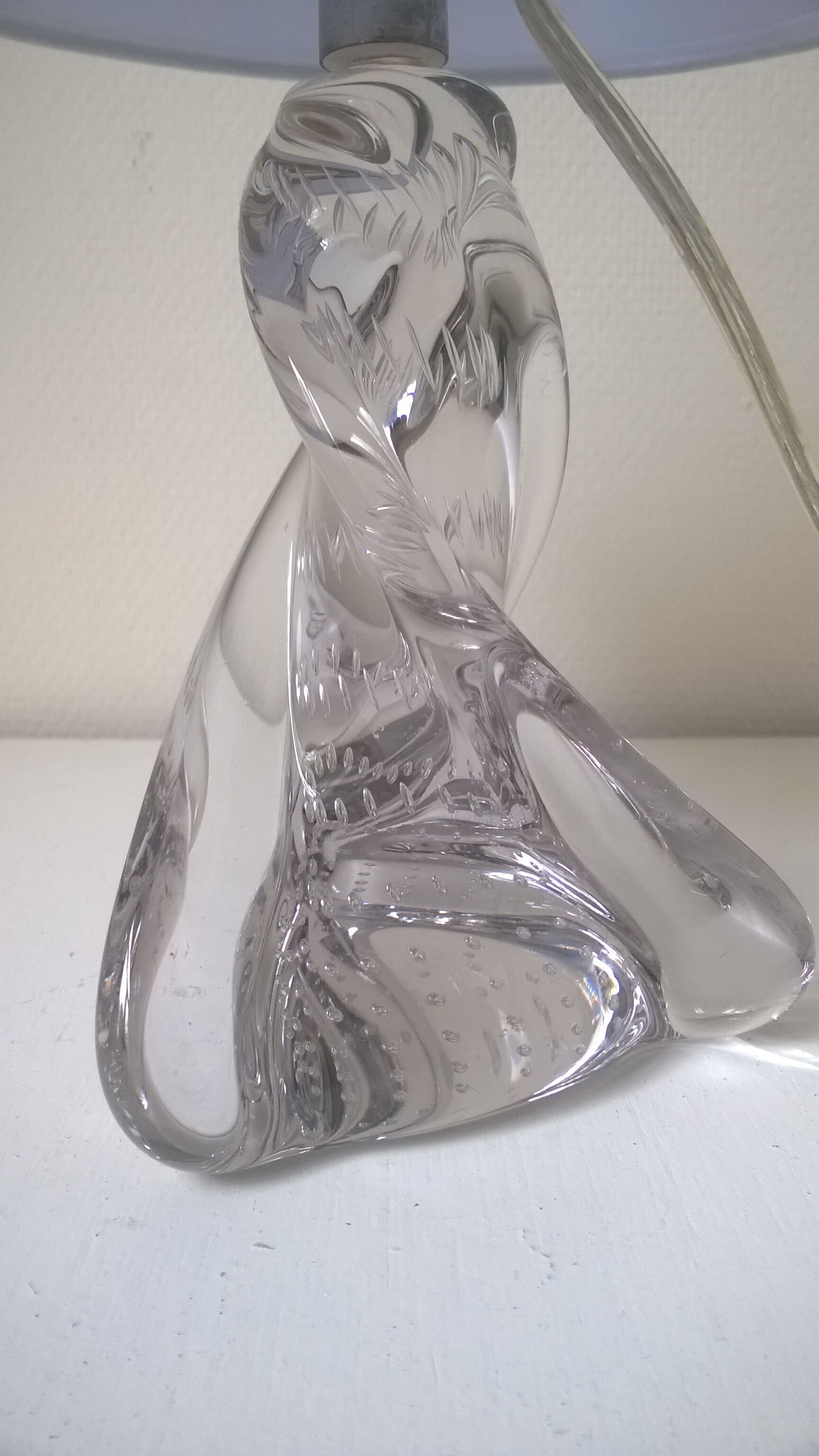 Murano ball glass lamp