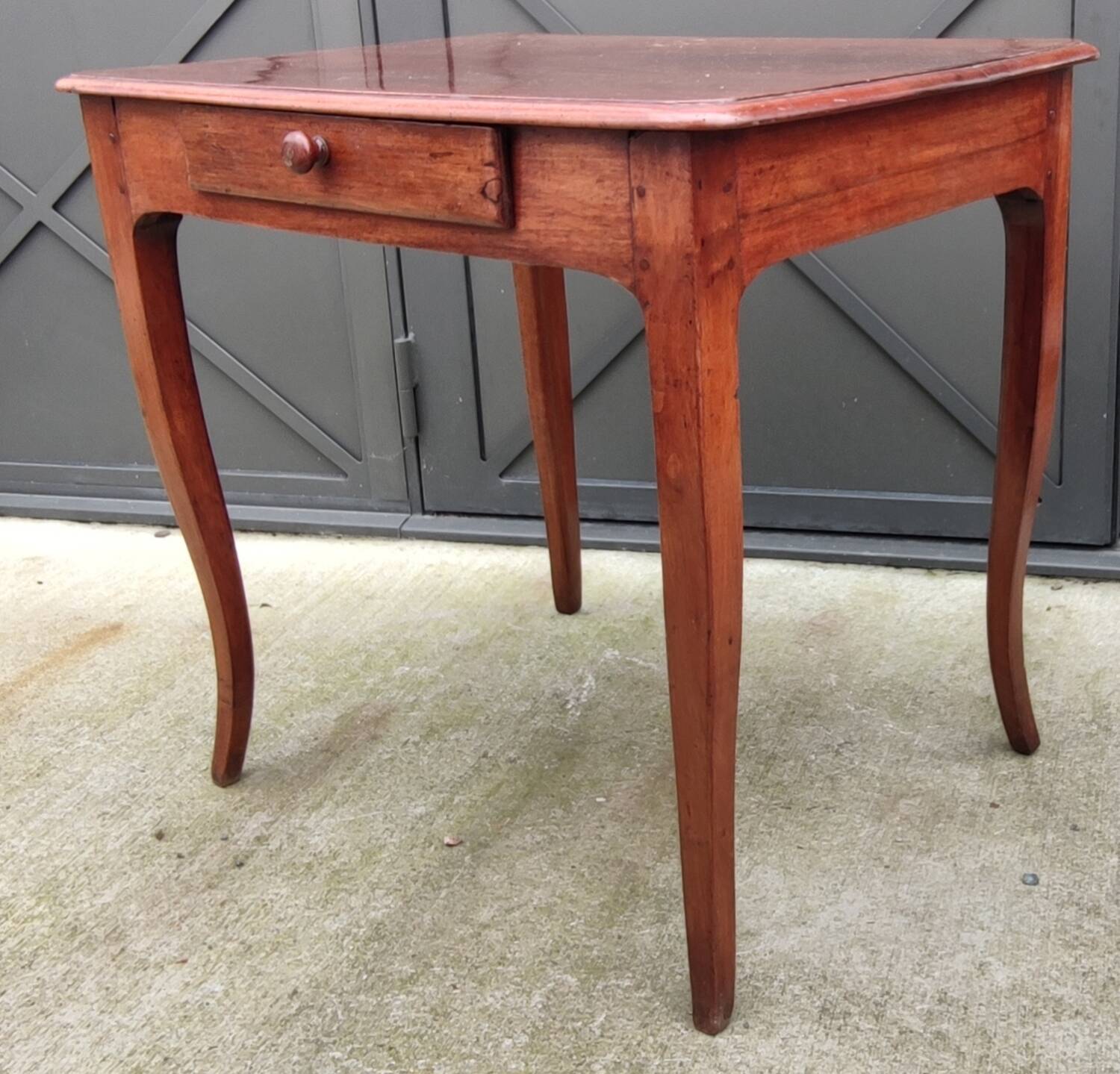 Old small Louis XV style side table desk