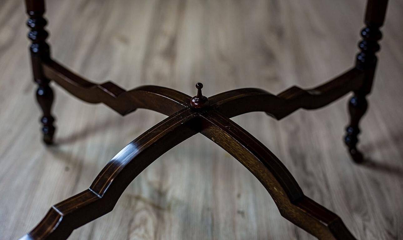 19th Century Inlaid Coffee Table, 1890s