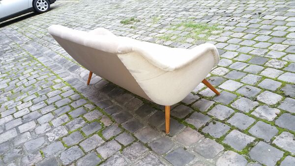 Canapé sofa années 50/60 original vintage design Organique