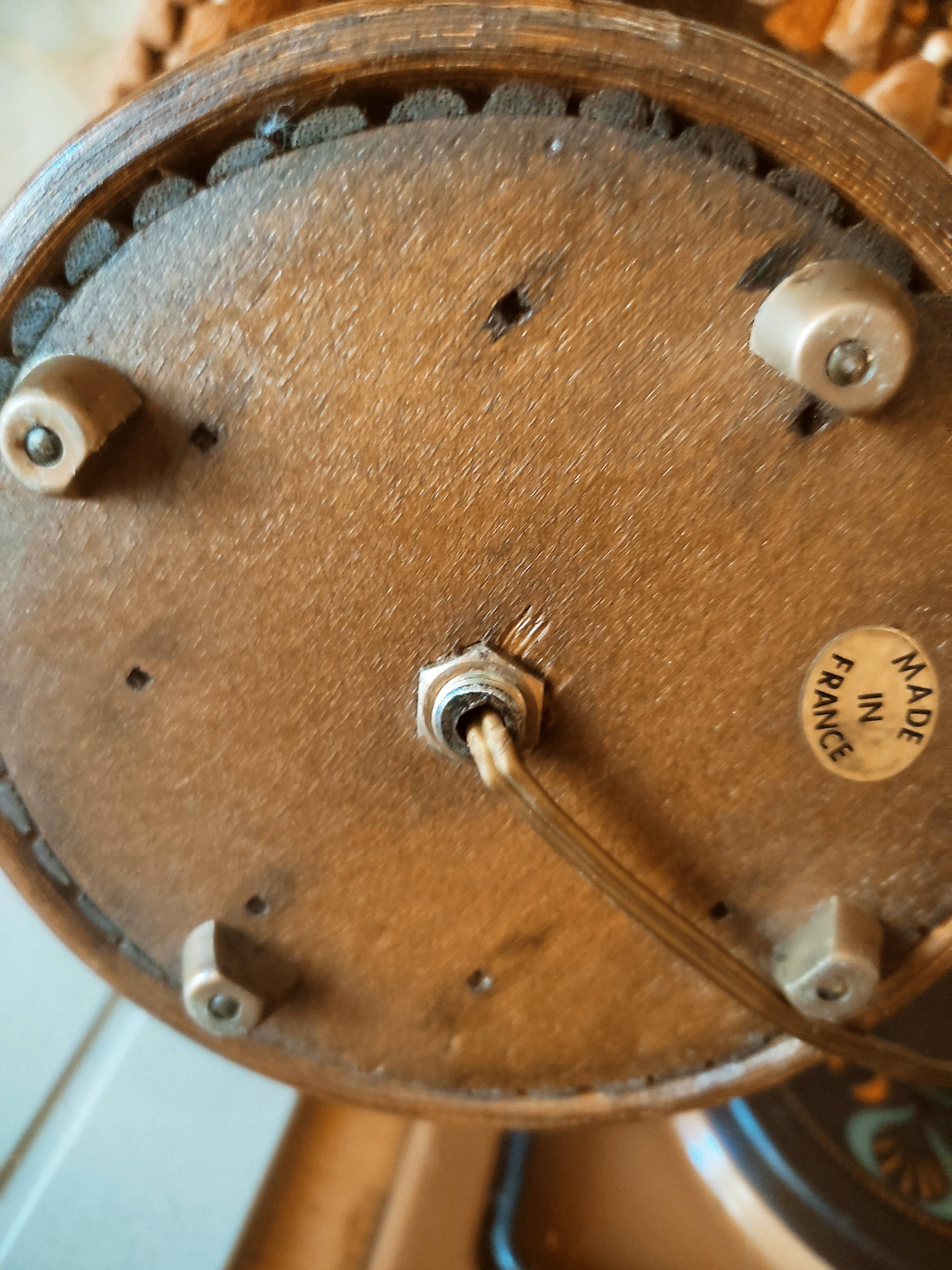 Bohemian rattan lamp