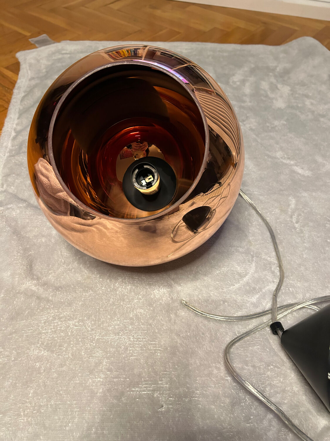 Luminaire plafond Tom Dixon couleur cuivre