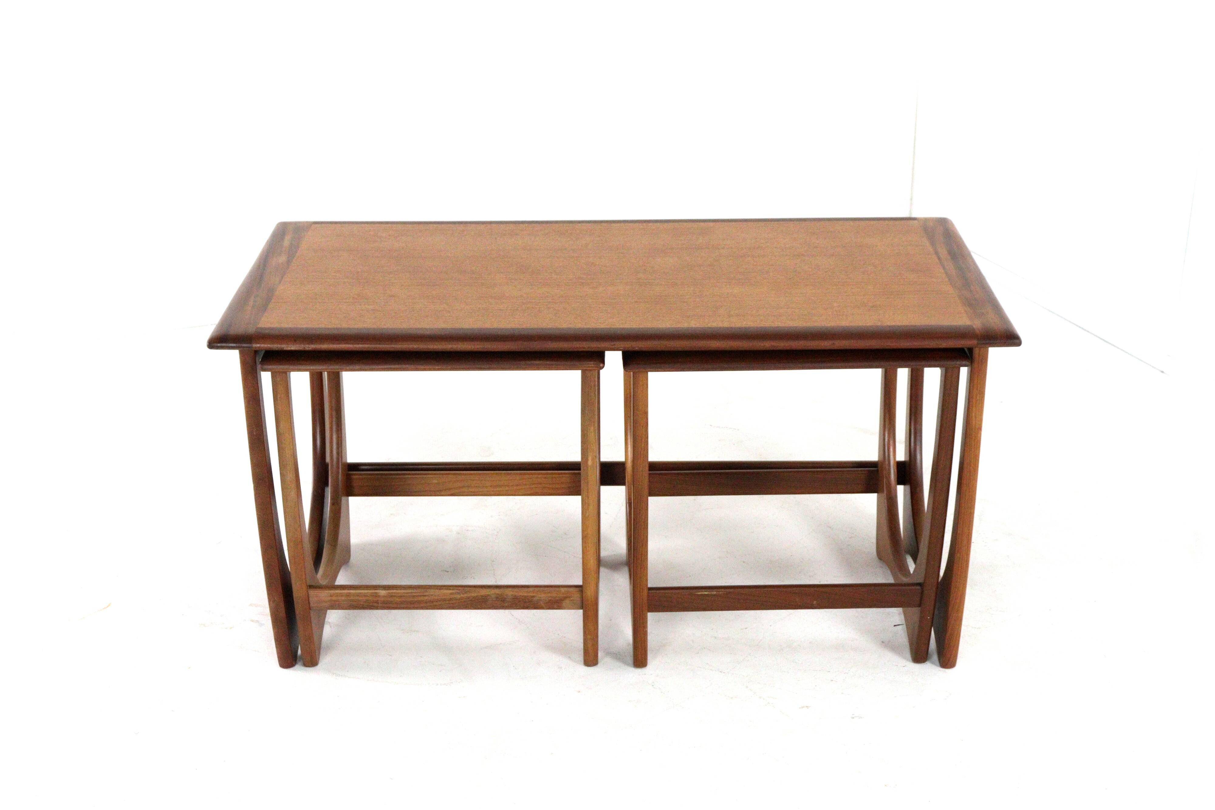 G-Plan coffee table with nesting tables - mid century modern