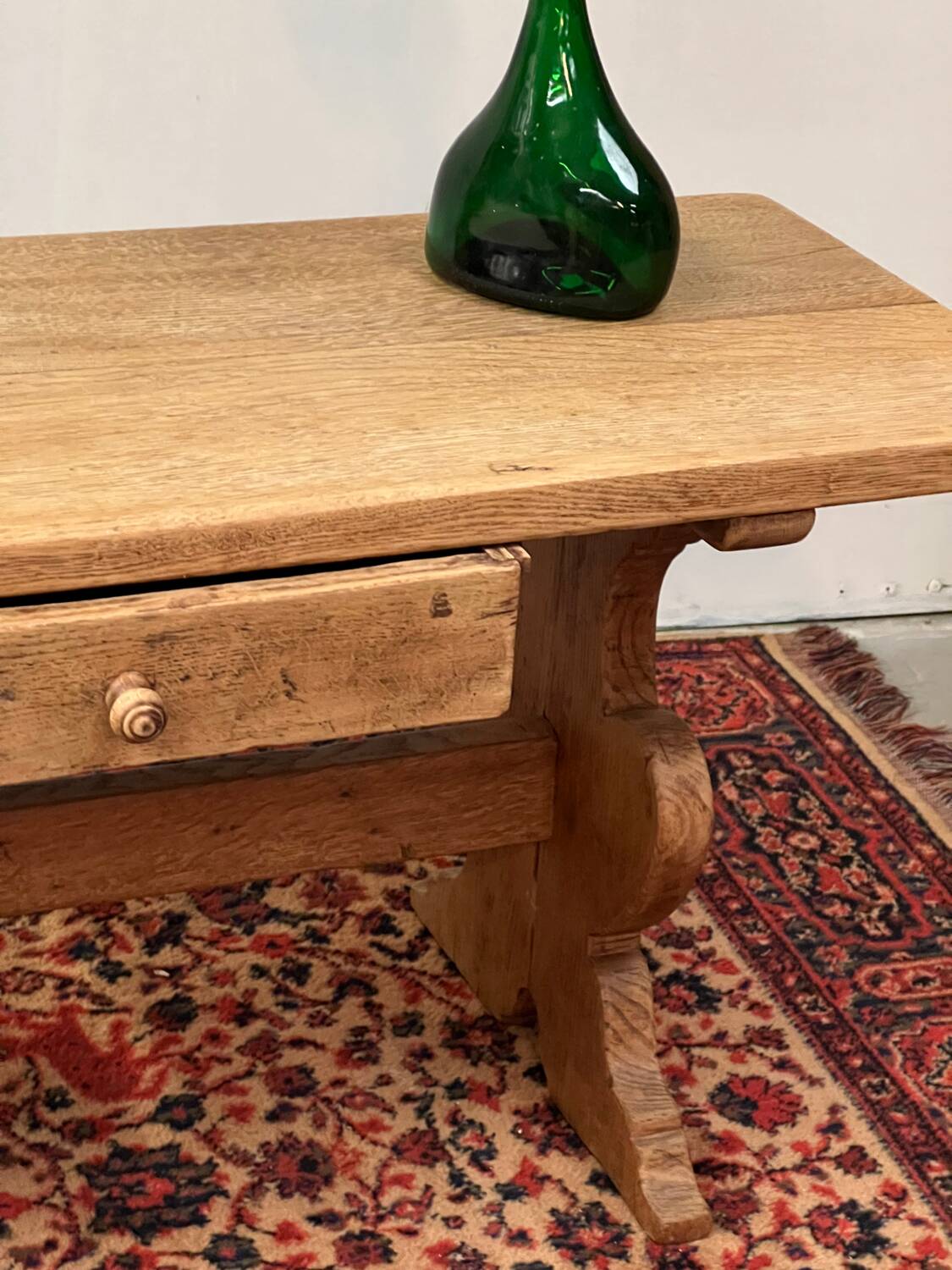 Antique brutalist coffee table