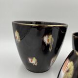 Set of vintage ceramic planters and vases