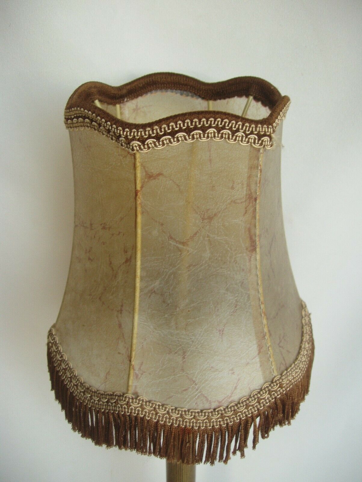 Stunning 1960s-style bronze lamp Empire/ Skin Abat day