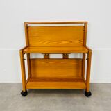 Folding tray in pine 70s vintage Scandinavian design