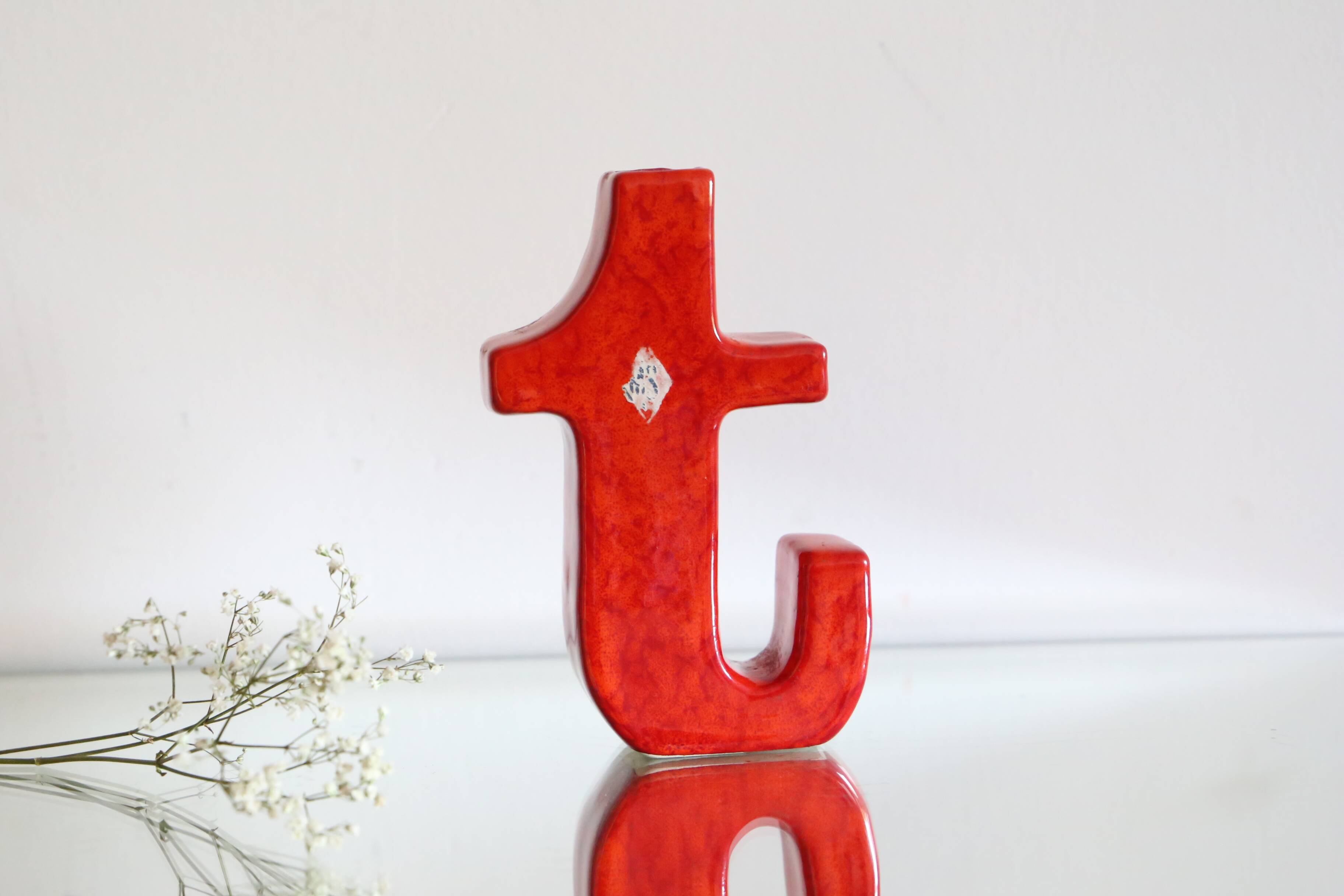 Italian ceramic vase 1970
