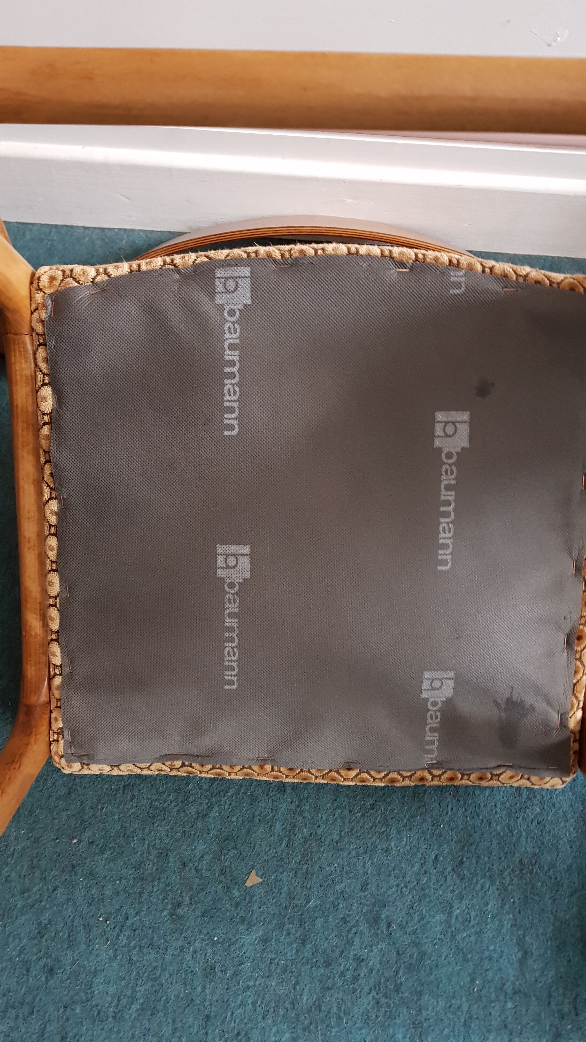 Set of 6 chairs Baumann vintage sled