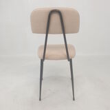 Set of 4 Italian Metal Dining Chairs, 1960's