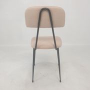 Set of 4 Italian Metal Dining Chairs, 1960's